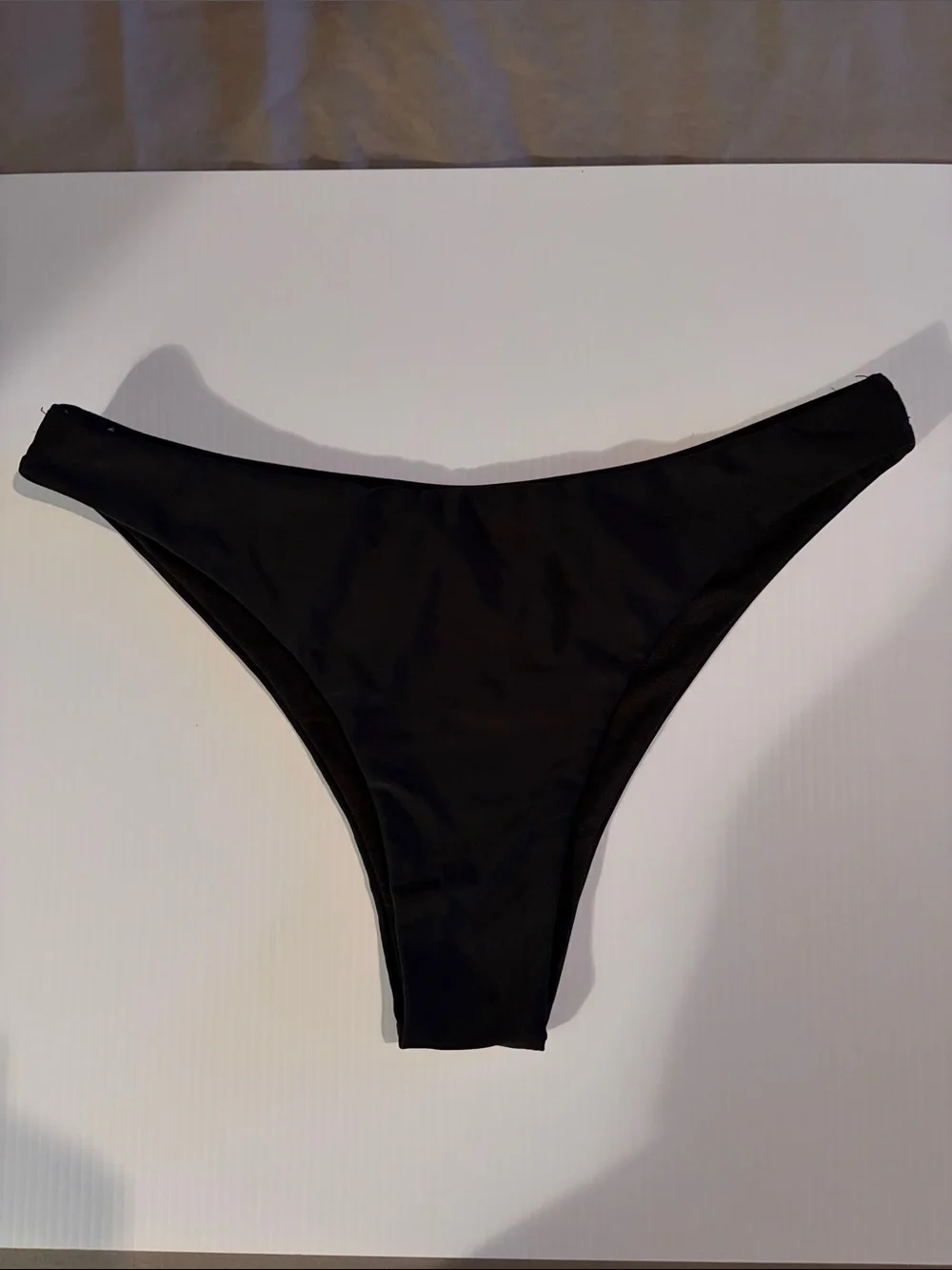 SHEIN Black Low-Rise Bikini Bottom